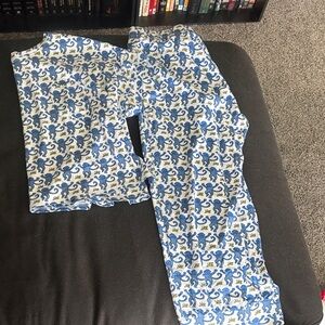 Roller Rabbit Blue and White Pajama Set